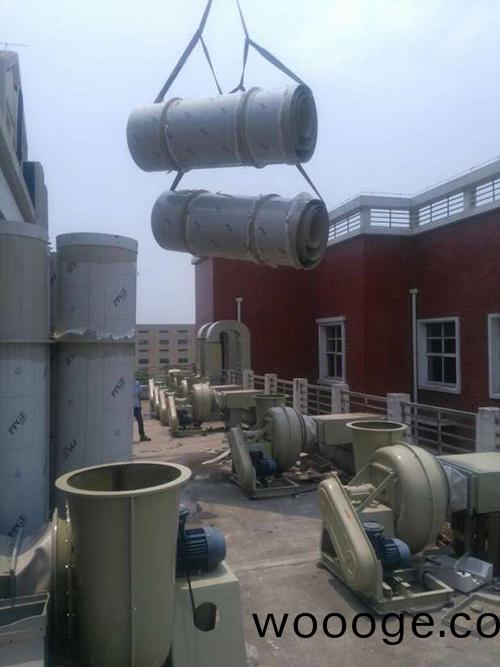 廢(fei)氣(qi)處理工程現場