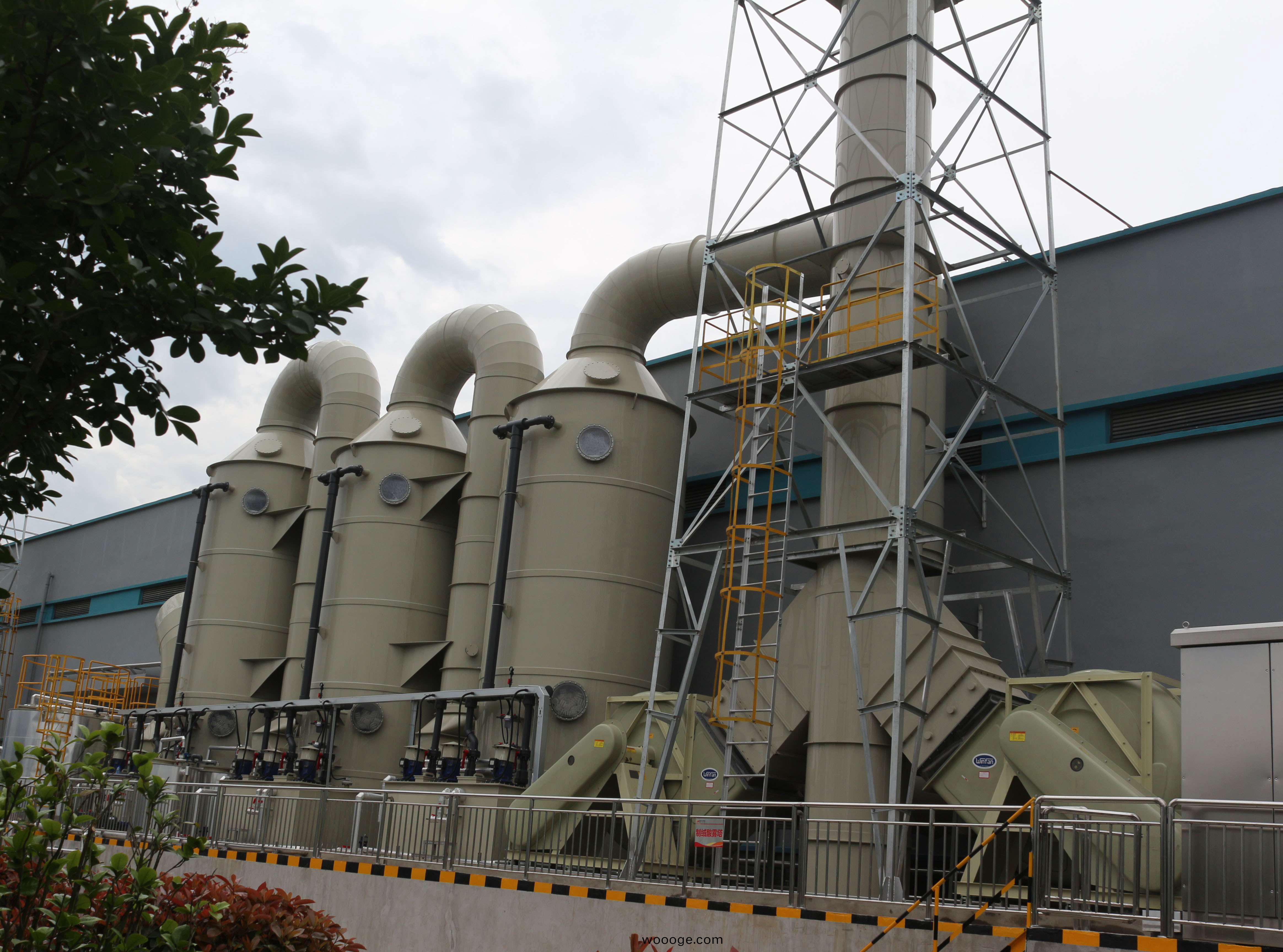 太陽能光伏廠廢氣處理案例(li) 太陽能(neng)光伏(fu)廠廢氣(qi)處理案例